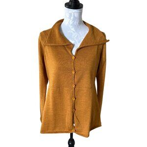 OSKA Eli Cardigan Sweater Womens Virgin Wool Long Sleeve Size 8-10